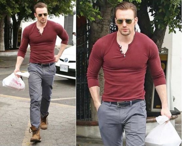 chris evans แฟน 2561